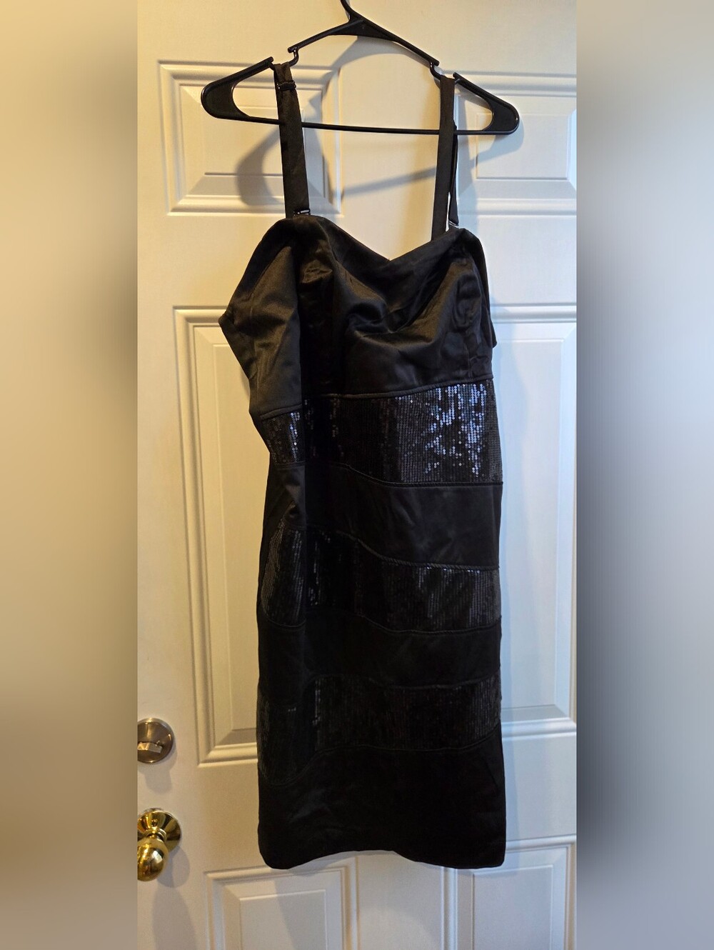 Penningtons Little Black Sequined Dress 1X